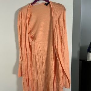 Torrid cardigan peach